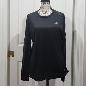 Adidas Black Performance Long Sleeve Top NWT